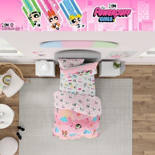 Franco Powerpuff Girls 5 Piece Twin Comforter Set