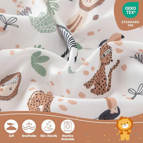 Jessrydo Full Sheet Set Kids 4 Piece Animal Pattern