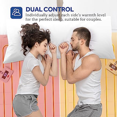 Sealy Electric Mattress Pad Queen Size with 10 Heating Settings