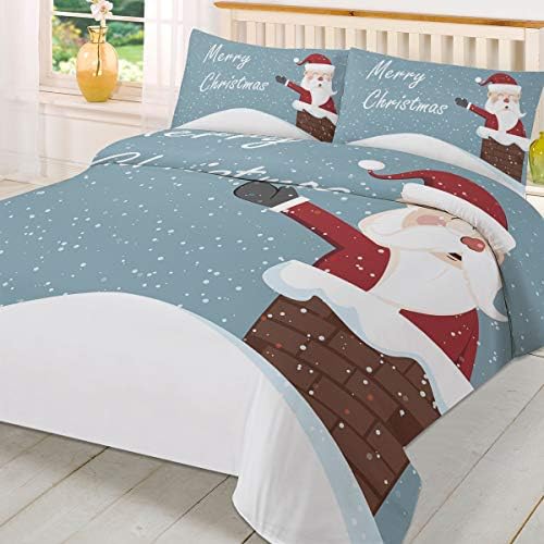 LooPoP Christmas Comforter Set California King 3 Piece 1