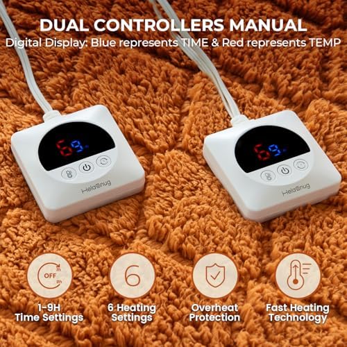 HelaSnug Electric Heated Mattress Pad King Size