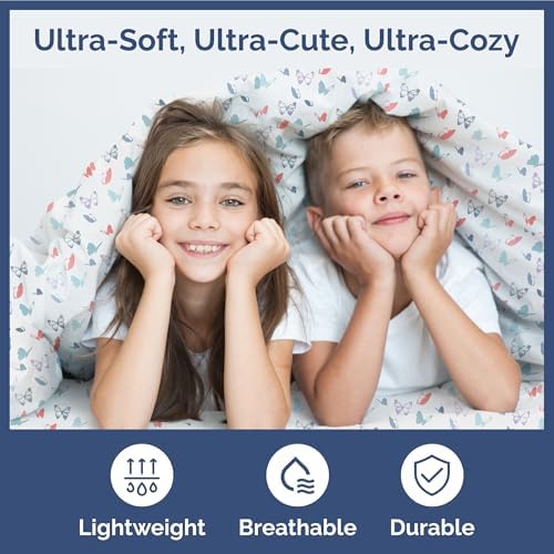 CGK Unlimited Kids Butterfly Sheet Set - 4 Piece Full Size 1