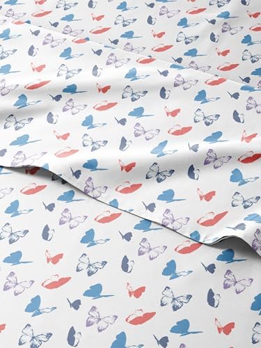 CGK Unlimited Kids Butterfly Sheet Set - 4 Piece Full Size 1