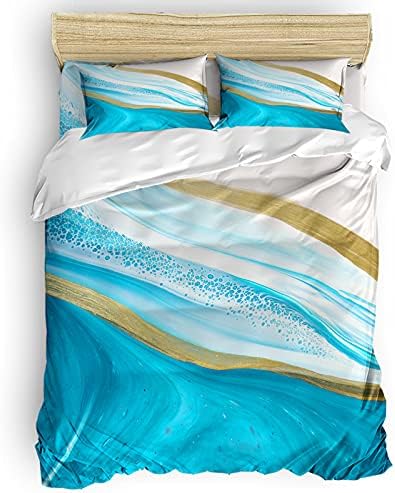 LooPoP 4PCS California King Comforter Set 1