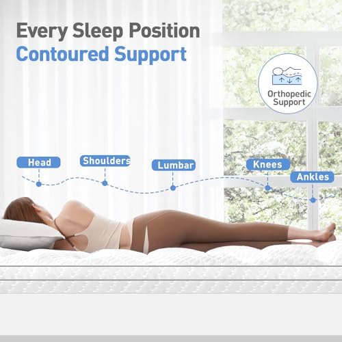 VALUXE Dual Layer Memory Foam Mattress Topper Queen Size