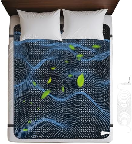 VAJOOCLL Grounding Mat for Bed - Black 1