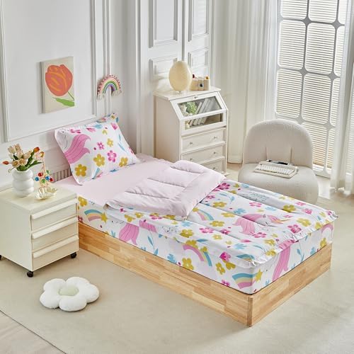 Kids Comforter Set with Zipper - Twin Size