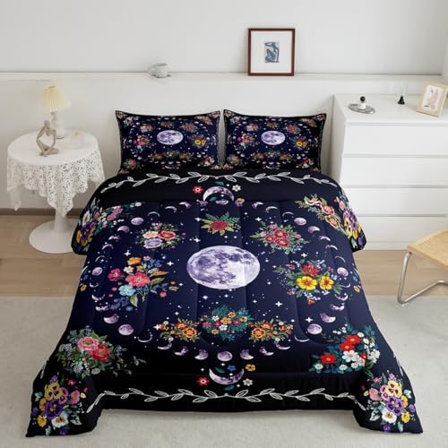 Manfei Sun Moon Kids Comforter Set