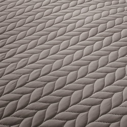 MOONLIGHT20015 Queen Size Bedspread Set - 3 Pcs Microfiber Coverlet Set