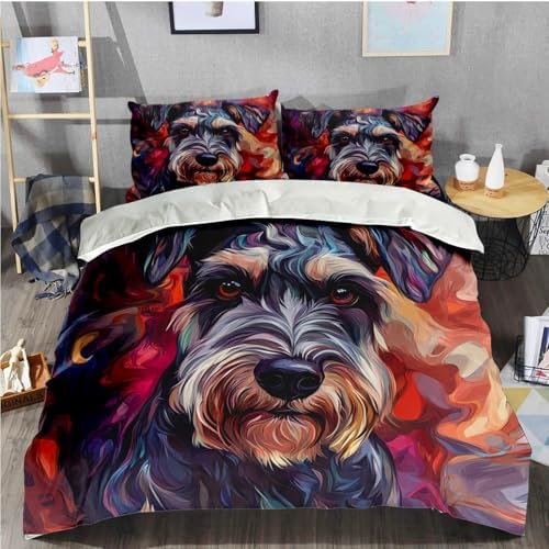 3 Piece Duvet Cover Set for Kids with 3D Print Design