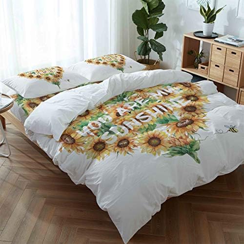 LooPoP California King Comforter Set with 4 Pieces