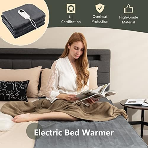 Giantex Electric Mattress Pad with 5 Modes and Timer