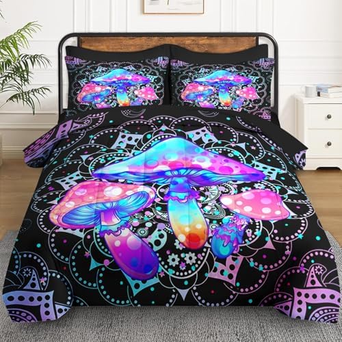 7 Pcs King Size Comforter Set with Pillowcases and Shams