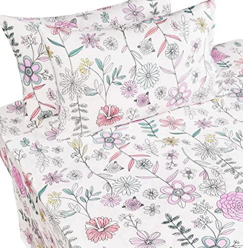 J-pinno Cute Floral Print Kids Bedding Set 1