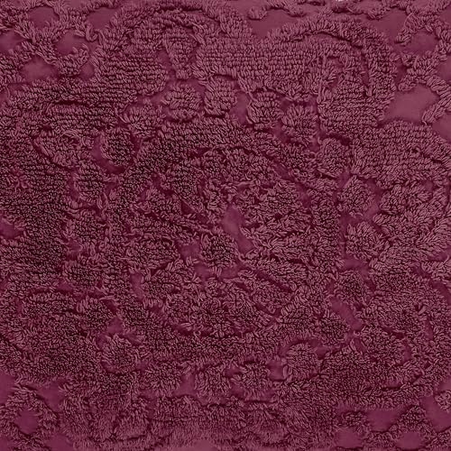 Better Trends Chenille Bedspread Set Deep Red 96x110 Full Size