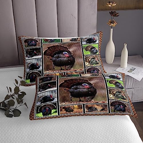 Erosebridal Turkey Quilt Set Queen Size Bedspread with Pillow Shams