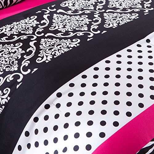Mi Zone Kids Comforter Set - Zebra Pink 4 Piece